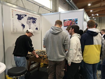 Salon des métiers Bad Tölz - notre babyfoot