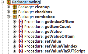 QF-Test procedures in test suite