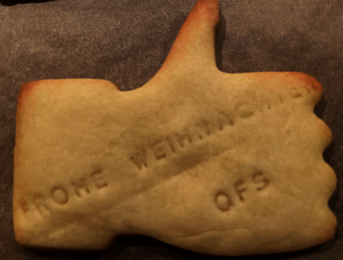 Merry Christmas cookies from QFS