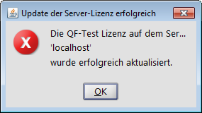 Bestätigungsmeldung