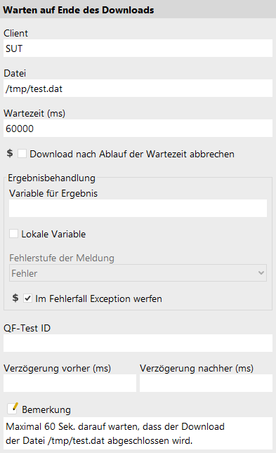 Warten auf Ende des Download Attribute