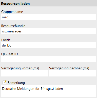 Ressourcen laden Attribute