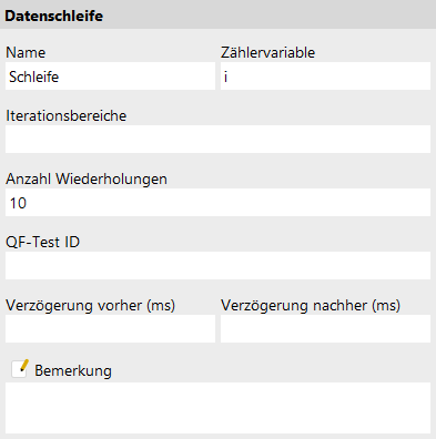 'Datenschleife'-Attribute