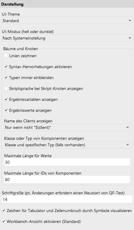 Darstellung