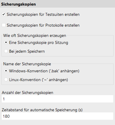 Sicherungskopien