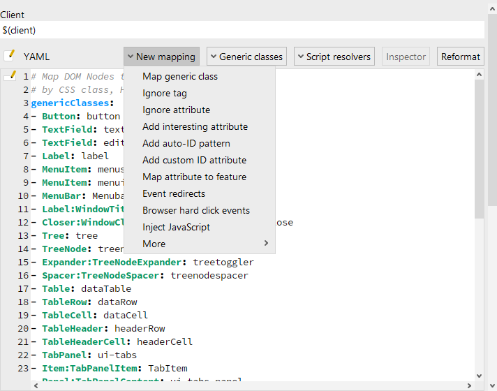 CWR default entries