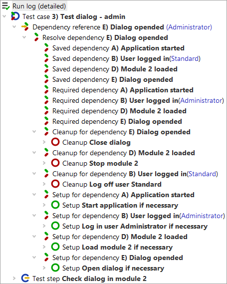 Dependency mit characteristic variable