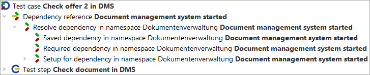 Dependency handling for test case 'Check offer 2 in DMS'