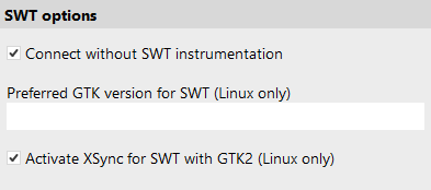 SWT options
