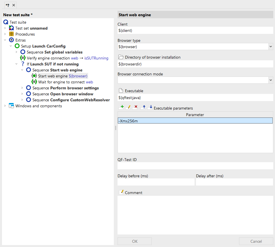 Set browser maximum memory