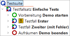 Testlauf starten