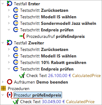 Prozedur mit hartkodiertem Wert