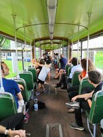 Sightseeing in Leipzig's tram