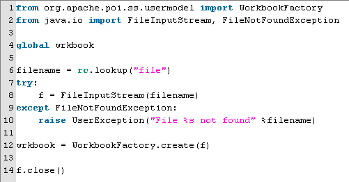QF-Test Excel API Apache QF-Test Excel API Apache