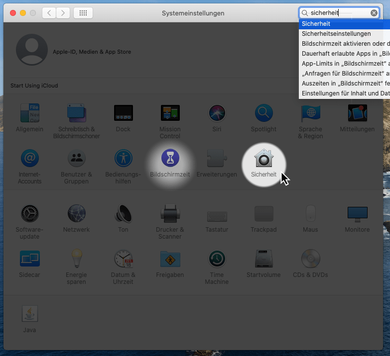 macOS Catalina 10.15 Sicherheit macOS Catalina 10.15 Sicherheit