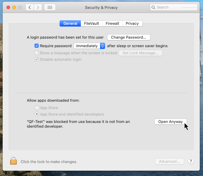 macOS Catalina 10.15 Click open anyway macOS Catalina 10.15 Click open anyway