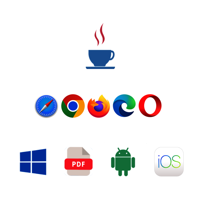 Supported QF-Test technologies: Java, Web, Android, iOS, Windows