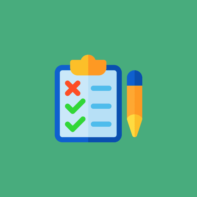 Checks list