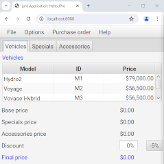 jpro and QF-Test testing Screenshot