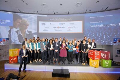 Gruppenfoto der Great Place to Work Bayern Sieger 2019