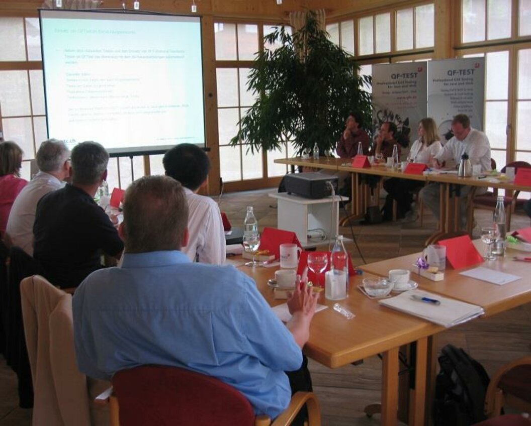 At the QF Day participants